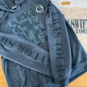 Taylor Swift The Eras Official Merch Black Hoodie - New, Size M